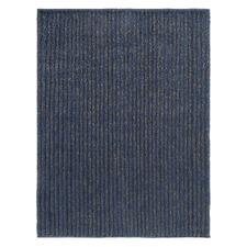 Denim Craft Plait Hand-Woven Wool-Blend Rug
