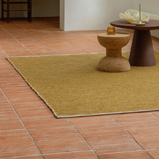 Mustard Frame Hand-Woven Wool & Jute Rug