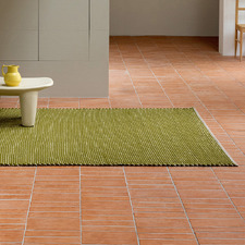 Leaf Frame Hand-Woven Wool & Jute Rug