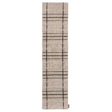 Beige & Charcoal Line Zona Outdoor Runner