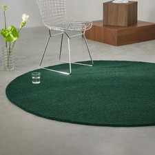 Forest Echo Hand-Tufted Pure New Wool Round Rug