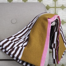 Stripe Lambswool Throw