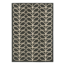 Slate Linear Stem Hand-Tufted Wool Rug