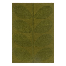 Fern Solid Stem Hand-Tufted Pure New Wool Rug