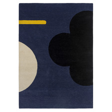 Geo Flower Hand-Tufted Pure New Wool Rug