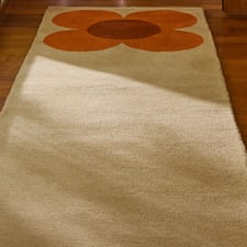 Flower Placement Hand-Tufted Pure New Wool Runner