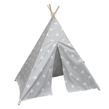 Blue Square Cotton Teepee Tent