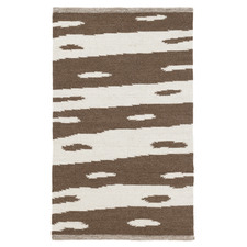 Brown Striped Briar Hand-Woven Wool-Blend Rug