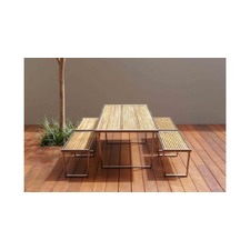 Plantation 250cm x 95cm Dining Table with Flat Pack
