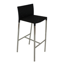 78cm Black Olivia Outdoor Bar Stool