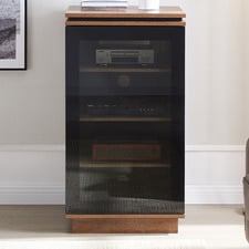 55cm IR-Friendly Enclosed Hi-Fi Glass-Top Rack