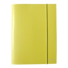 A5 Yellow Leather Refillable Journal