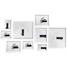 9 Piece Slim Box Frame Gallery Wall Set