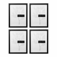 4 Piece A4 Slim Box Photo Frame Set