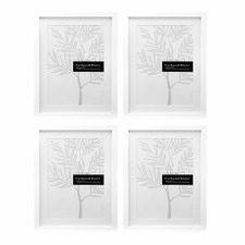 4 Piece A4 Slim Box Photo Frame Set