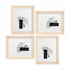 4 Piece 5 x 7" Slim Box Frame Gallery Wall Set