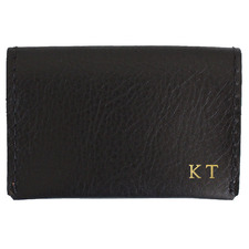 Pocket Personalised Leather Card Holder