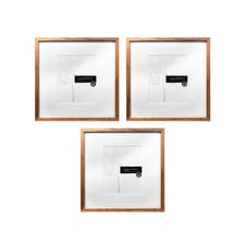 3 Piece Slim Box 16 x 16" Photo Frame Set