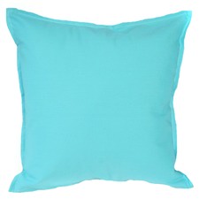 Aqua Solid Indoor/Outdoor Cushion Bungalow Living