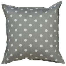 Grey & White Ikat Spot Outdoor Cushion