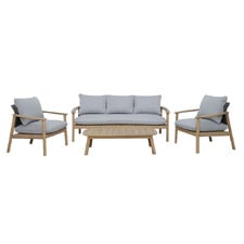 5 Seater Pura Acacia Wood Outdoor Lounge Set