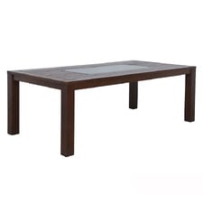 Lindsay Outdoor Dining Table with Granite Inlay