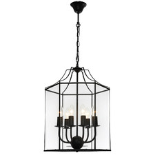 Maurice Metal & Glass 6 Light Pendant