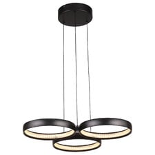 Olympus Aluminium 3 Ring Tri-Colour LED Pendant