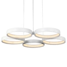 Fallon Steel LED 5 Light Pendant