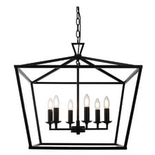 Panama Steel 6 Light Pendant