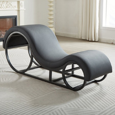 Tanata PU Leather Love Seat Chaise