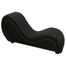 Tanata Cowhide Leather Love Seat Chaise