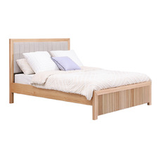 Amelie Ash Wood Queen Bed