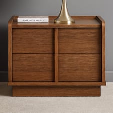 Hollis 2 Drawer Bedside Table