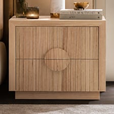 Amelie Ash Wood Bedside Table