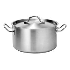 Chef Inox Force Low Stock Pot with Lid