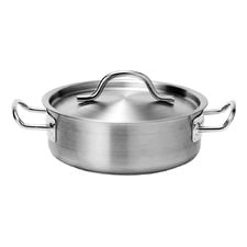 Chef Inox Force Low Casserole Dish with Lid