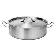 Chef Inox Force Low Casserole Dish with Lid