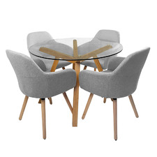 4 Seater Alexei Dining Table & Chair Set