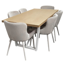 6 Seater Galant Dining Table & Chair Set