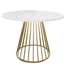 Signe Faux Marble Dining Table