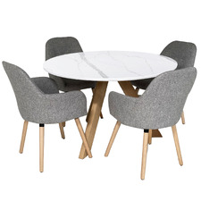 4 Seater Hans Dining Table & Chair Set