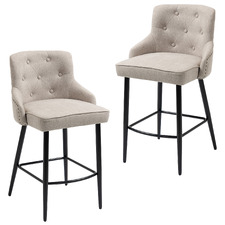 65cm Shala Upholstered Barstools (Set of 2)