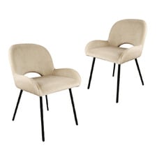 Aradia Velvet Dining Chairs (Set of 2)