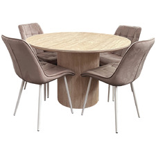 4 Seater Lucian Dining Table & Chair Set