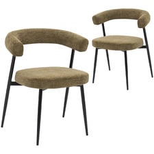 (Set of 2) Livia Upholstered Dining Chairs