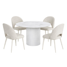 4 Seater Corrine Dining Table & Chair Set