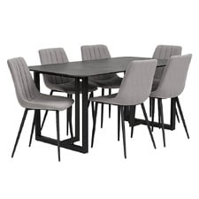 6 Seater Enya Dining Table & Chair Set