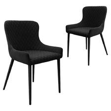 Alliana Velvet Dining Chairs (Set of 2)