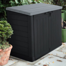 Black Store-It-Out Max Storage Shed